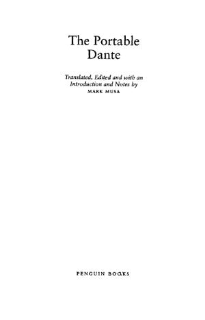 Dante Alighieri: The portable Dante (2003)