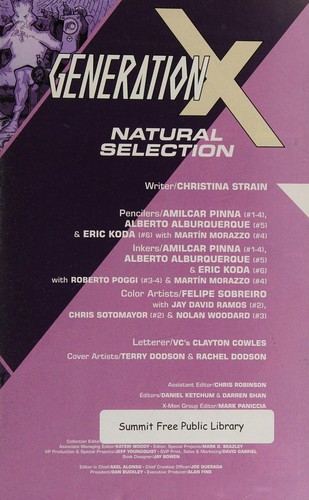 Christina Strain: Generation X. (2017, Marvel Worldwide)