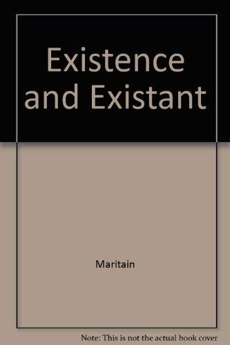 Jacques Maritain: Existence and the existent (1975, Greenwood Press, Brand: Greenwood Press, ABC-CLIO, LLC)