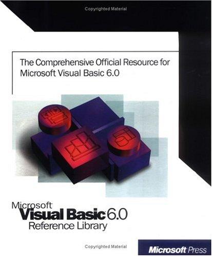 Microsoft Press: Microsoft Visual Basic 6.0. (1998, Microsoft Press)