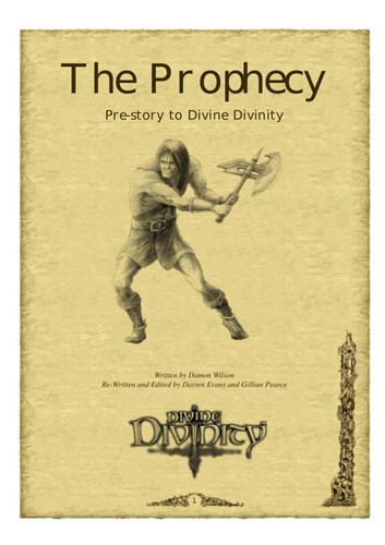 Damon Wilson: The Prophecy (EBook, 2002, Larian Studios)