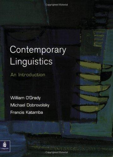 Michael Dobrovolsky, Francis Katamba: Contemporary Linguistics (2001)