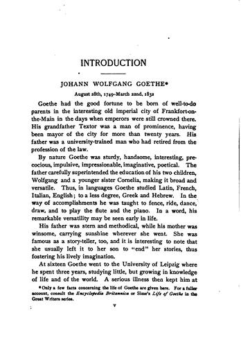 Johann Wolfgang von Goethe: Goethes Hermann und Dorothea (German language, 1904, D.C. Heath & co.)