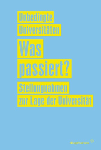 Johanna-Charlotte Horst: Was passiert? (Paperback, German language, 2010, Diaphanes)