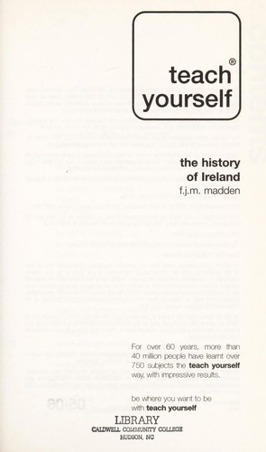 F. J. M. Madden: The history of Ireland (2005, Contemporary Books)