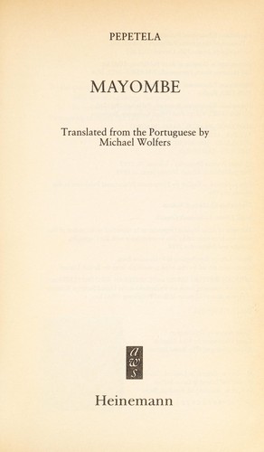 Pepetela: Mayombe (1996, Heinemann)