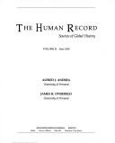 Alfred J. Andrea: The human record (1990, Houghton Mifflin)
