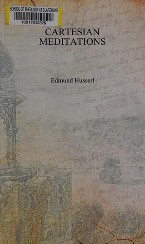 Edmund Husserl: Cartesian meditations (1960, M. Nijhoff)