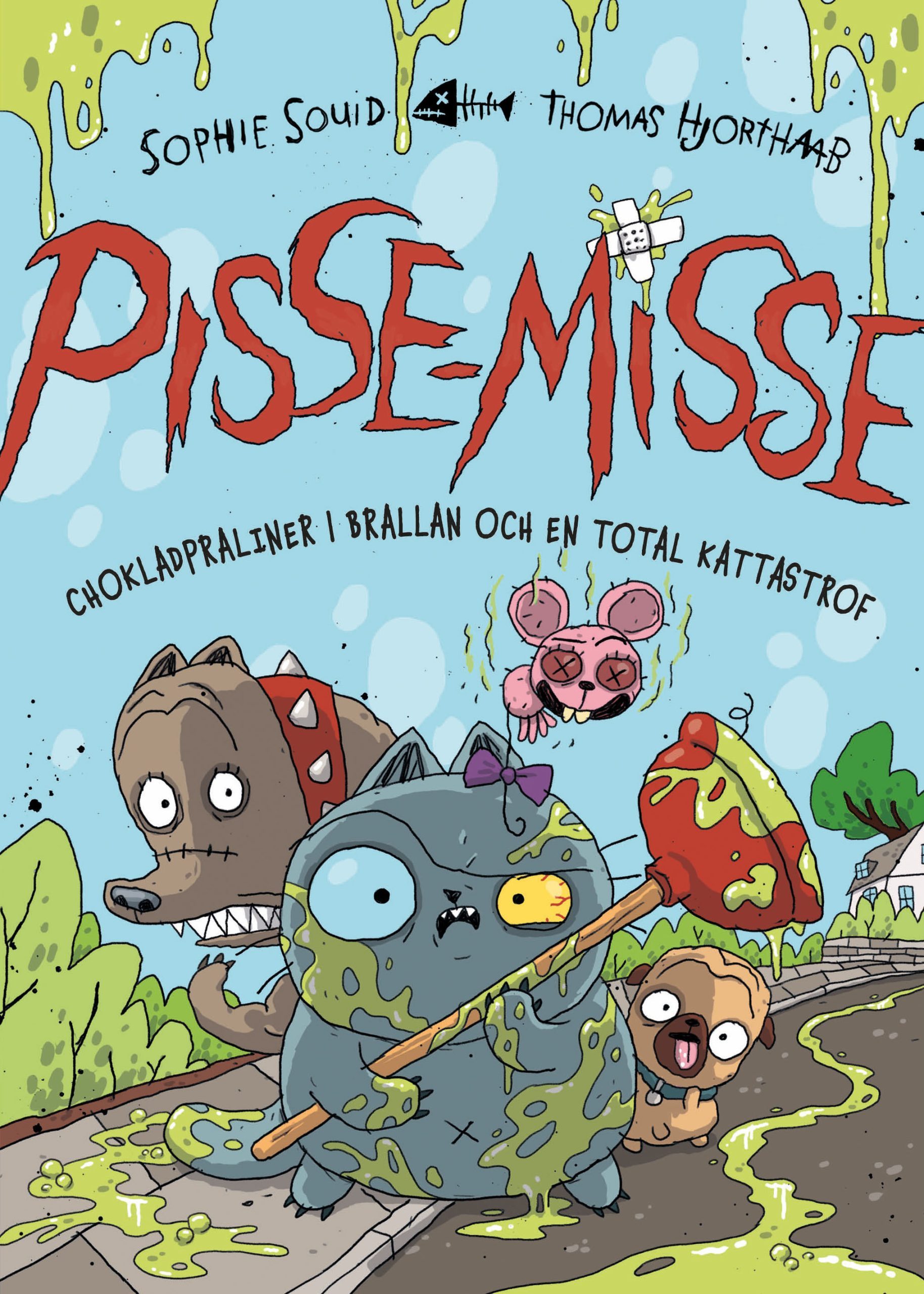 Sophie Souid, Thomas Hjorthaab: Pisse-Misse (GraphicNovel, Svenska language, Berghsforlag)