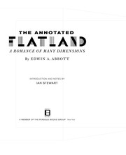 Edwin Abbott Abbott, Ian Stewart: The annotated flatland (2008, Basic Books)