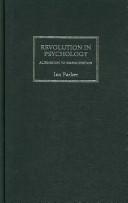 Ian Parker: Revolution in Psychology (Hardcover, 2007, Pluto Press)