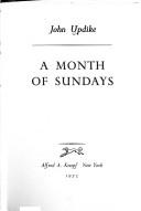 John Updike: A month of Sundays (1975, Knopf : distributed by Random House)