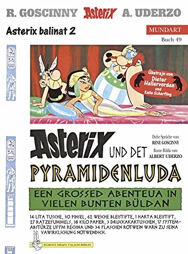 René Goscinny, Uderzo.: Asterix Mundart Geb, Bd.49, Asterix und det Pyramidenluda (Hardcover, Germanic (Other) language, Egmont Ehapa, Stgt.)