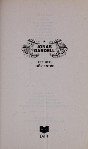 Gardell, Jonas: Ett ufo go r entre (Swedish language, 2002, Pan)