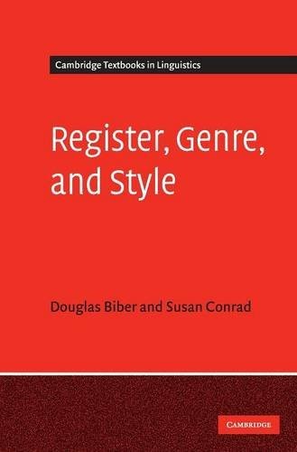 Douglas Biber: Register, genre, and style (2009, Cambridge University Press, Brand: Cambridge University Press)