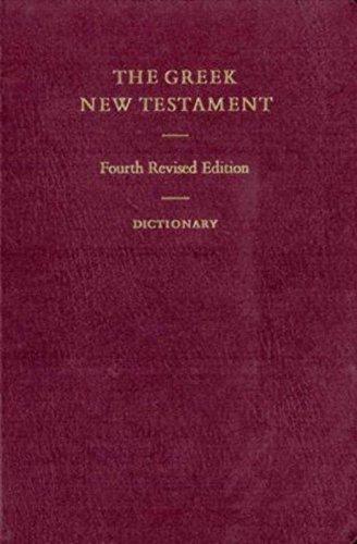 The greek New Testament [with dictionary] (Ancient Greek language)