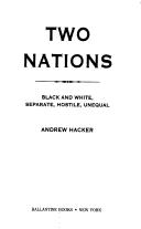 Andrew Hacker: Two Nations (Paperback, Ballantine Books)