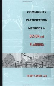 Henry Sanoff: Community Participation Methods in Design and Planning (1999, Wiley)
