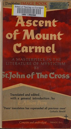 John of the Cross: Ascent of Mount Carmel. (1958, Image Books)