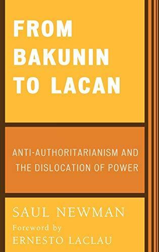 Saul Newman: From Bakunin to Lacan