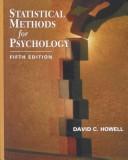 David C. Howell: Statistical methods for psychology (2001, Duxbury)