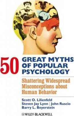 Scott Lilienfeld, Steven Jay Lynn, John Ruscio, Barry L. Beyerstein, Barry L. Beyerstein, Scott O. Lilienfeld, Steven Jay Lynn, John Ruscio: 50 Great Myths of Popular Psychology : Shattering Widespread Misconceptions about Human Behavior (2011, Wiley & Sons, Incorporated, John)