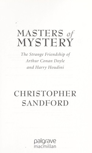 Christopher Sandford: Masters of mystery (2011, Palgrave Macmillan)
