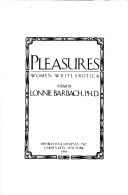 Lonnie Barbach: Pleasures (Doubleday Books)