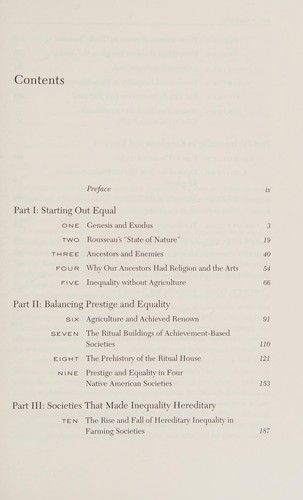 Kent V. Flannery, Kent Flannery, Joyce Marcus: The creation of inequality