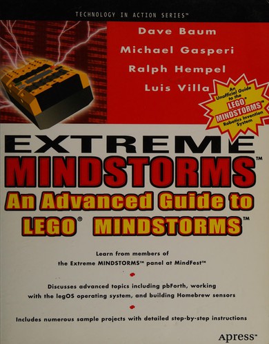 Dave Baum, Michael Gasperi, Ralph Hempel, Luis Villa: Extreme Mindstorms\U+2122\ (2000, Apress, Distributed to the book trade by Springer-Verlag)