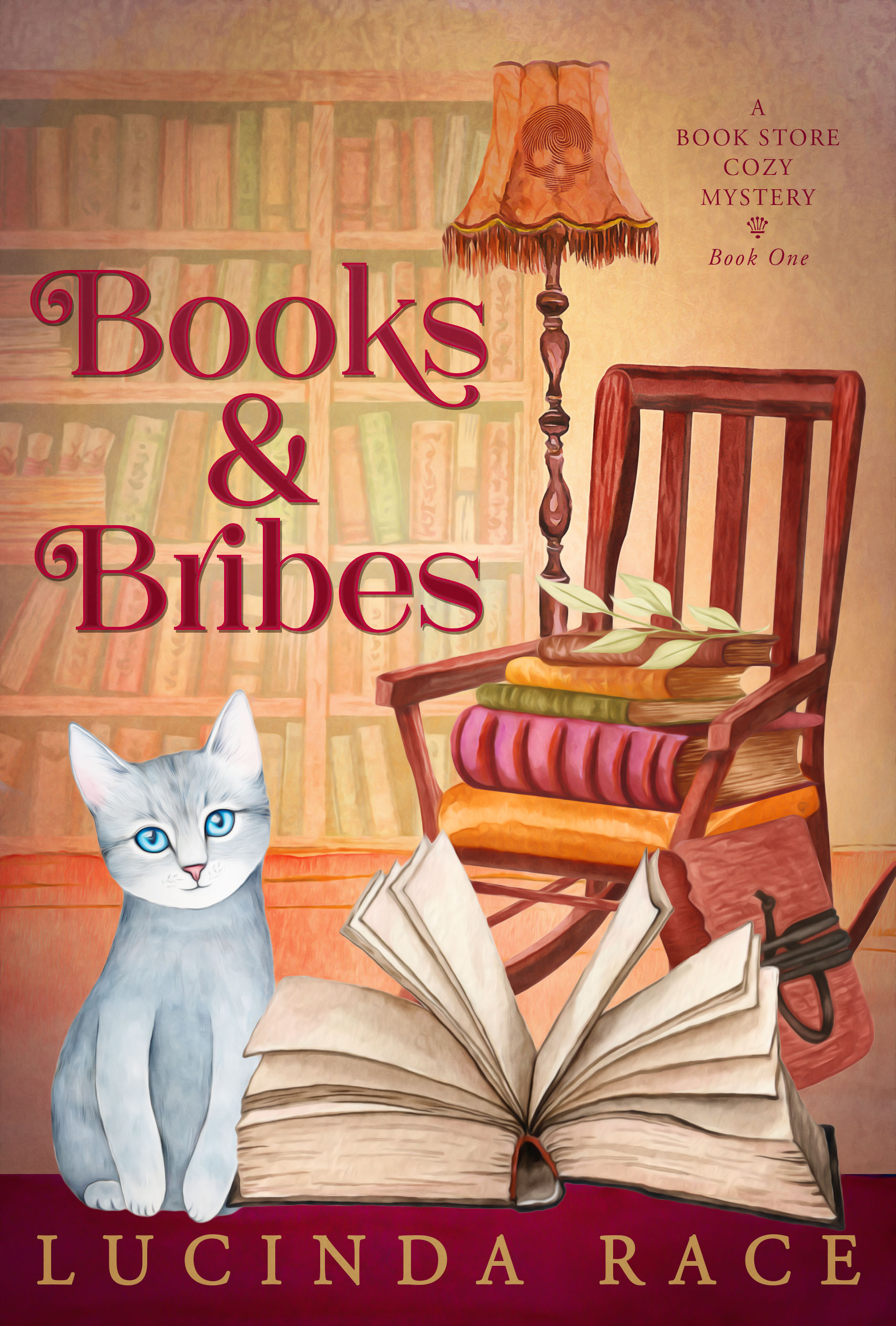 Lucinda Race: Books and Bribes (2022, MC Two Press)