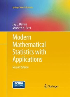 Jay L. Devore: Modern Mathematical Statistics With Applications (2011, Springer, Brand: Springer New York)