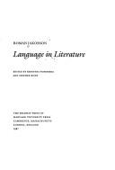 Roman Jakobson: Language in literature (1987, Belknap Press)