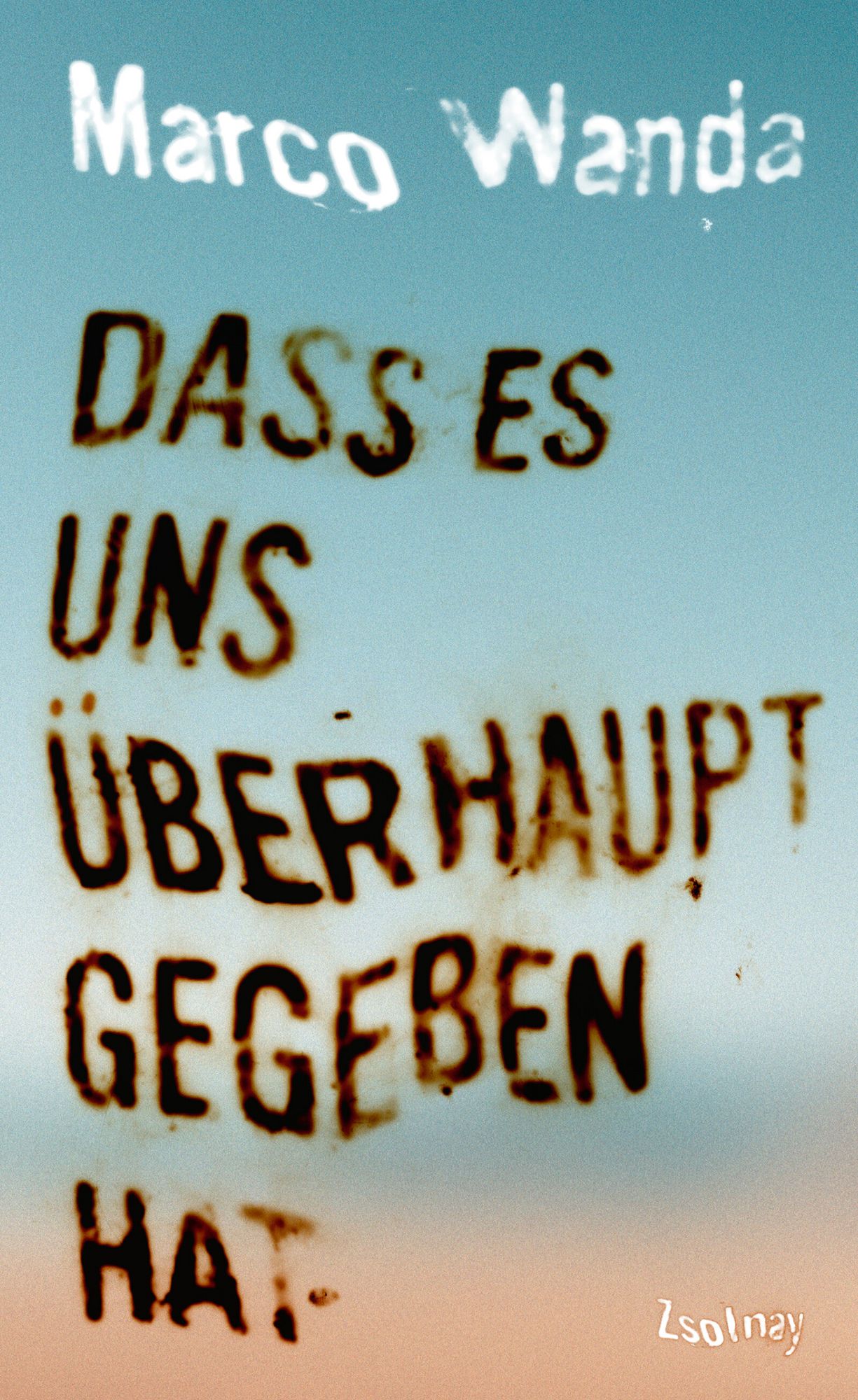 Marco Wanda: Dass es uns überhaupt gegeben hat (Hardcover, German language, 2025, Paul Zsolnay Verlag)