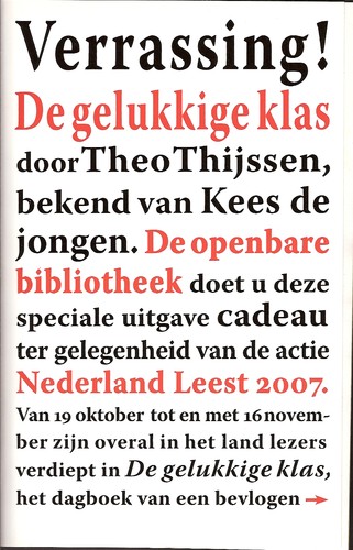 Theo Thijssen: De gelukkige klas (Paperback, Dutch language, 2007, Stichting Collectieve Propaganda van het Nederlandse Boek)