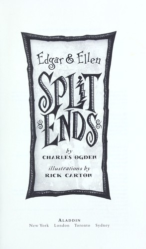 Charles Ogden: Split ends (2009, Aladdin)
