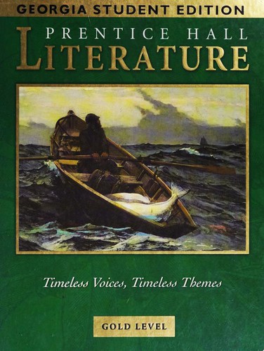 William Shakespeare, Homer, Margaret Atwood, Scott McCloud, Arthur Conan Doyle, Ray Bradbury, Isaac Asimov, Joan Didion, John McPhee, Edna St. Vincent Millay, T. S. Eliot, Walt Whitman, Alice Walker, Mitch Albom, Martin Luther King Jr., Richard Brautigan, Arthur C. Clarke, Shirley Jackson, Daphne Du Maurier, Mark Twain, Lewis Carroll, Ishmael Reed, Maya Angelou, Guy de Maupassant, James A. Michener, Nelson Mandela, Isabel Allende, E. E. Cummings, Rachel Carson, Langston Hughes, Lorraine Hansberry, William Wordsworth, Jeffrey Kluger, Marge Piercy, Wisława Szymborska, Barry Lopez, John Keats, Edgar Allan Poe, Edith Hamilton, , R.K. Narayan, Richard Wright, Walter Dean Myers, Emily Dickinson, Yusef Komunyakaa, Rudolfo A. Anaya, Galway Kinnell, Amy Tan, Joan Aiken, Margaret Walker, Alfred, Lord Tennyson, Walter De la Mare, Julia Alvarez, Naomi Shihab Nye, James Thurber, Carl Sandburg, Paul Laurence Dunbar, Robert Frost, Sara Teasdale, William Stafford, Gary Soto, O. Henry, Toni Cade Bambara, Bill Gates, Tomás Rivera, Isaac Bashevis Singer, Saki, Sebastian Junger, Constantine P. Cavafy, Chiyojo, Bill Cosby, Victor Hernández Cruz, Chief Dan George, James Hurst, Lady Bird Johnson, Gabriela Mistral, Edwin Muir, Sally Ride, Cynthia Rylant, Leslie Marmon Silko, Charlayne Hunter-Gault, Courlander, Harold, Pattiann Rogers, Rosa Parks, Kate Kinsella, Lillian Morrison, Richard Connell, Christina Rosetti, Basho, Madeleine Blais, DeWitt Bodeen, Gladys Cardiff, Alex Chadwick, Keav Davidson, Horton Foote, Steven Gietschier, Ralph Helfer, George Herzog, John E. Kennedy, Henriqueta Lisboa, David Schuyler, Edward Lawrence Thayer, Shu, Ting, Virginia A. Walter, Bryan Woolley, Kate Kinsella, Kevin Feldman, Colleen Shea Stump, Joyce Armstrong Carroll and Edward E. Wilson: Prentice Hall Literature: Timeless Voices, Timeless Themes (Hardcover, 2005, Prentice Hall)