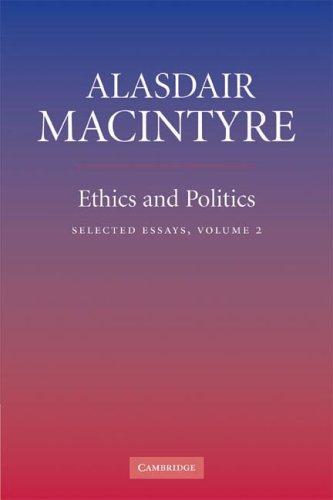 Alasdair MacIntyre: Ethics and Politics (Hardcover, 2006, Cambridge University Press)