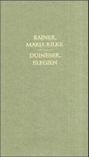 Rainer Maria Rilke: Duineser Elegien. (Hardcover, German language, 1989, Insel, Frankfurt)