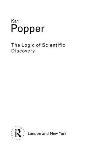 Karl Popper: The Logic Of Scientific Discovery (EBook, 2002, Taylor & Francis Ltd.)