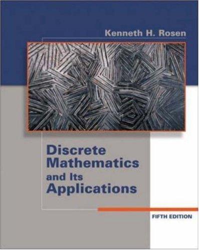 Kenneth H. Rosen: Discrete Mathematics and Its Applications (2003)