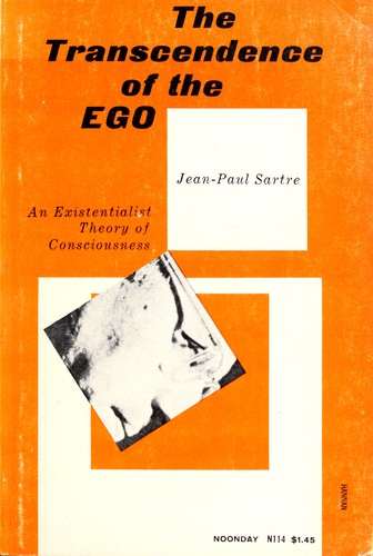 Jean-Paul Sartre: The transcendence of the ego (1957, Noonday Press)