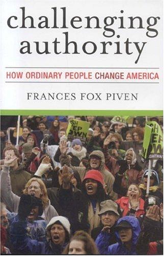 Frances Fox Piven: Challenging Authority (Hardcover, 2006, Rowman & Littlefield Publishers, Inc.)