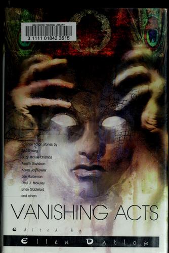 Ellen Datlow: Vanishing acts (2000, TOR)