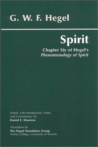 Georg Wilhelm Friedrich Hegel: Spirit (Hardcover, 2001, Hackett Publishing Company)