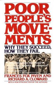 Frances Fox Piven: Poor people's movements (1979, Vintage books)