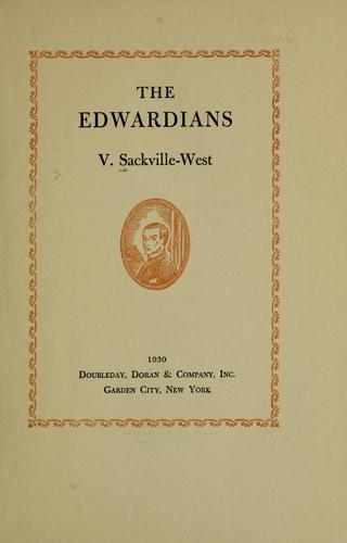Vita Sackville-West: The Edwardians (1930, Doubleday, Doran & Company, inc.)