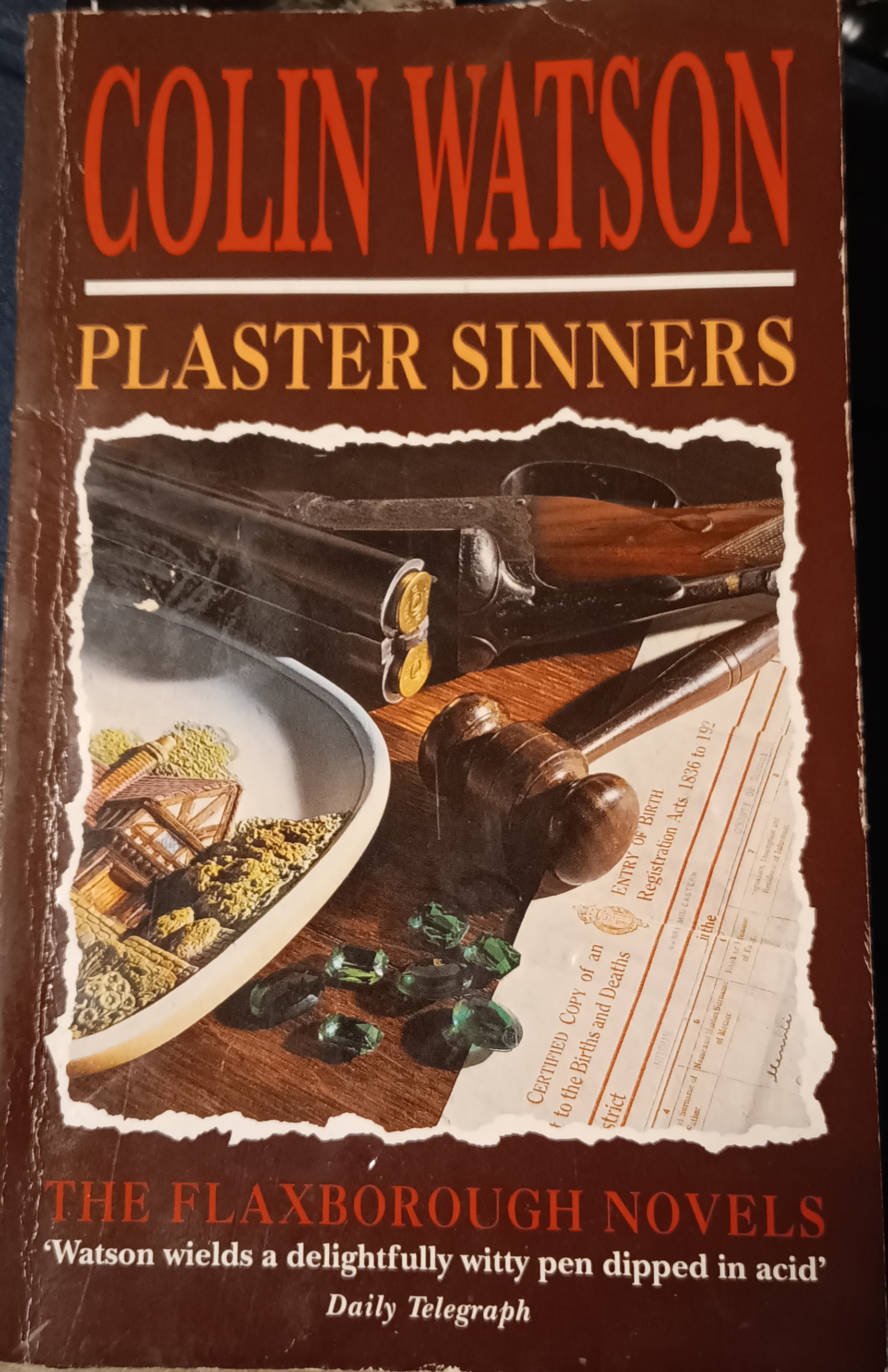 Colin Watson: Plaster Sinners (The Flaxborough Novels) (Paperback, 1991, Mandarin)