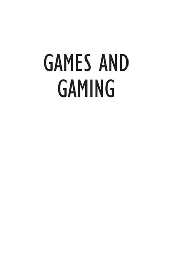 Larissa Hjorth: Games and gaming (2011, Berg)
