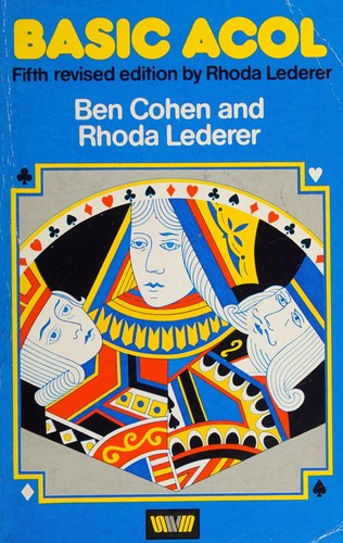 Rhoda Lederer, Ben Cohen: Basic Acol (1984, HarperCollins Publishers Ltd)